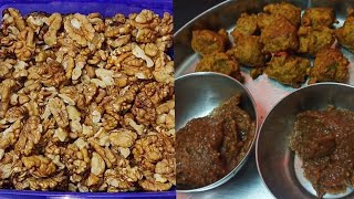 Akhrot ka halwa recipe how to make pure walnut halwa winter special akhrot ki barfi [upl. by Teerprug705]