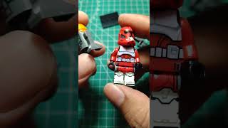 Lego Commander Fox Coruscant Guard  Clone Wars minifigures by TV Bricks starwars mandalorian [upl. by Anawaj]