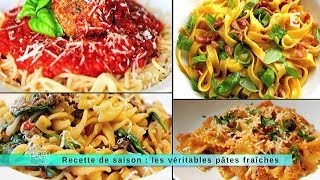 210514 Recette de saison  les véritables pâtes fraîches [upl. by Eicyaj]