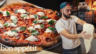 Brooklyn’s Hottest Pizzeria is Reinventing The New York Slice  On The Line  Bon Appétit [upl. by Erma]