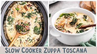 Slow Cooker Zuppa Toscana [upl. by Atrice]