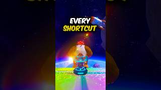 EVERY Shortcut on RAINBOW ROAD 200cc  Mario Kart 8 Deluxe shorts [upl. by Oakes]