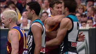 AFL Grand Final 2004 Port Adelaide VS the Brisbane Lions Jason Akermanis Josh Carr [upl. by Hammad]