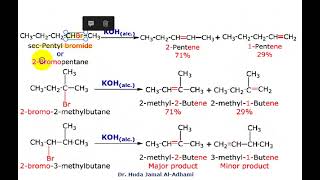 Preparation of alkenes تحضير الالكينات [upl. by Donn785]