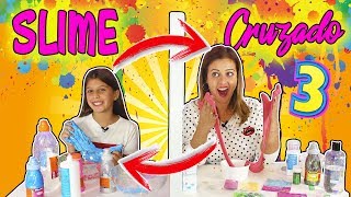 SLIME CRUZADO 3  Juegos de Slime  Slime Challenge con Marta y Carmela [upl. by Stephens]