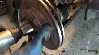 Wheel Bearing Replacement  Part 1 2002 Mitsubishi Lancer [upl. by Zsamot]