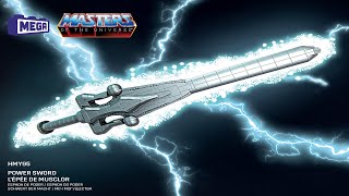 Mega instructions  Masters of the Universe  HMY95  Power Sword [upl. by Ellenrahc599]