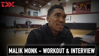 Malik Monk NBA PreDraft Workout and Interview [upl. by Maura822]