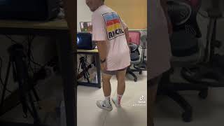 Hiding the millennial with shorts and gen z socks 😂 funnyvideo genzvsmillenial genzstyle style [upl. by Burnsed]