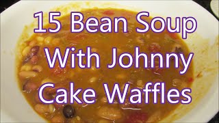 Cajun smoked ham Bean soup  How to make 15 bean soup [upl. by Animahs127]