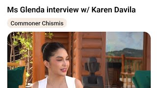 my reaction to  ms glenda interview with karen davila [upl. by Berner]