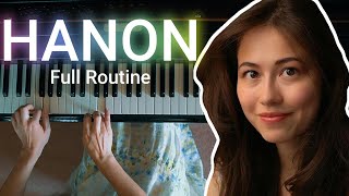 Everyone should do this Hanon Routine EVERYDAY  how to warm up like a pro [upl. by Aiuqcaj246]