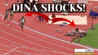 Dina Asher Smith Runs Down Britton Wilson In 4x400m 👀  Dina Not Back Dina Better [upl. by Baillie577]