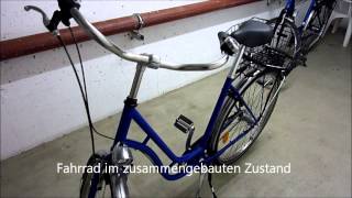 Fahrrad komplettsanierung bzw Überholung eines Fahrrad Tourensport Retro [upl. by Ariuqahs817]