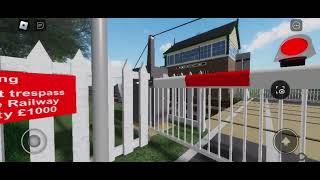 Foxbrook Jn Level Crossing  Roblox 190724 [upl. by Snoddy134]