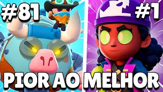 PRO rankeia TODOS os 81 BRAWLERS do PIOR ao MELHOR Julho [upl. by Miran]