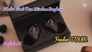 Unboxing Fender TOUR True Wireless Earphone  4K English [upl. by Akimal]