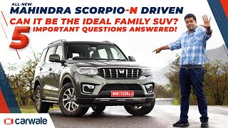 Mahindra Scorpio 2022 Review  The Best Family SUV  CarWale [upl. by Gent423]