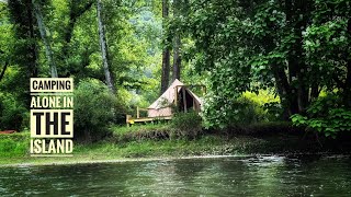 Solo Island River Camping Fuelhart in Tidioute Pennsylvania Camping in northern hardwood forest [upl. by Icart]