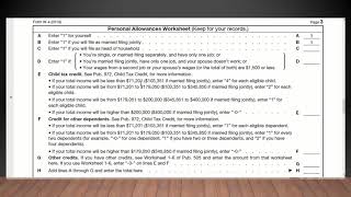 How To Fill Out W4 To Minimize Tax Liabilities [upl. by Coonan]