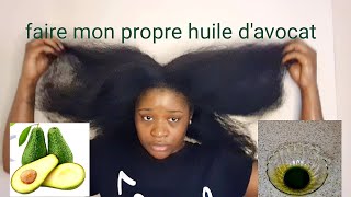 HUILE DquotAVOCAT POUR FAIRE POUSSER LES CHEVEUX PLUS VITE [upl. by Acilgna]