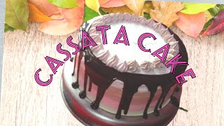 Cassata Cake Recipe Four Flavored Cake Recipe Malayalam [upl. by Hegyera975]