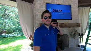 Installing an Indoor TV outside for the 4th TIME Samsung Q60R install on patio [upl. by Tadd]