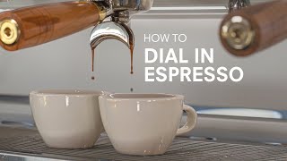 How to Dial In Espresso  Basic Coffee Skills [upl. by Armahs]