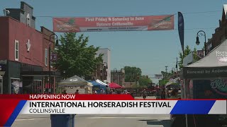 International Horseradish Festival brings fun to main street Collinsville [upl. by Medin]