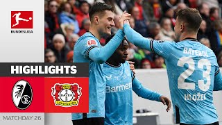 Leverkusen Is On Another Level  Freiburg  Bayer Leverkusen 23  Highlights  MD 26 – Bundesliga [upl. by Marshall]