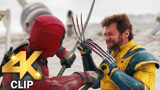 Deadpool Vs Wolverine  Fight Scene  DEADPOOL amp WOLVERINE 2024 Movie CLIP 4K [upl. by Ahso]