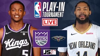 Sacramento Kings vs New Orleans Pelicans  NBA Live Scoreboard [upl. by Noeled]