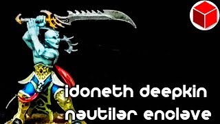 How To Paint Idoneth Deepkin Nautilar Enclave  Games Workshop Painting Tutorial [upl. by Tammany]