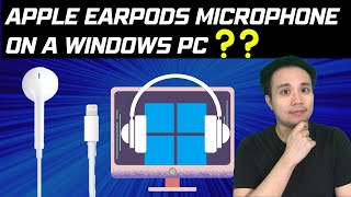 How to Use The Apple Lightning35mm Earpods Microphone on a Windows PC [upl. by Eiramnwad]