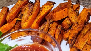 Air Fryer Sweet Potatoes  Simple amp Easy Snack or Starter [upl. by Egdamlat]