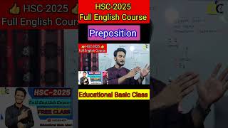 Prepositions  HSC 2025 Free Course  Preposition in English Grammar [upl. by Naic]