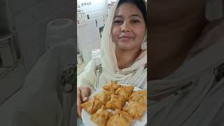 Khasta Samosa 😋 samosa iftar shorts food recipe trending aalu [upl. by Naret]