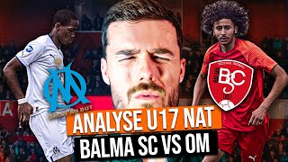 ANALYSE MATCH U17 Nationaux  Balma VS OM UN MATCH DE MALADE [upl. by Budding]