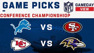 Conference Championship Game Picks [upl. by Ingram]