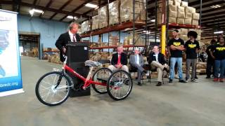 Worksman Cycles South Carolina Ribbon Cutting Ceremony  41817 [upl. by Rehpotsyrk]