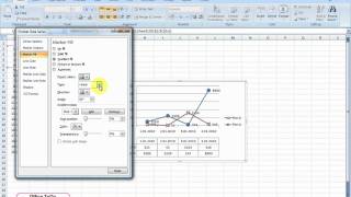 How to make the markers on a graph gradient  Excel 2007 [upl. by Ttsepmet]