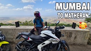 Mumbai to Matheran Hill Station  Bike Ride [upl. by Limbert]