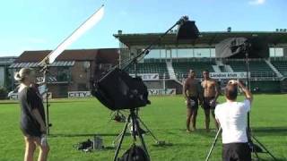 Rugbys Finest  2011 calendar shoot behind the scenes [upl. by Vogel971]