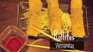 Comida saludable Cómo preparar los rollitos vietnamitas [upl. by Eerised117]