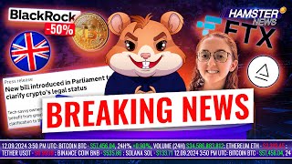 Breaking News UK introduces crypto bill Trump memecoins collapse 22m crypto hack ⚡️ Hamster News [upl. by Zerk222]