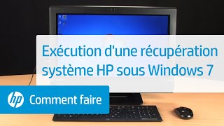 Exécution dune récupération système HP sous Windows 7 [upl. by Moriyama477]