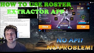 How To Use the Roster Extractor and Upload to MSFGG  Marvel Strike Force [upl. by Idham]