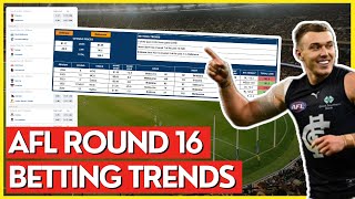 Round 16 Betting Tips Trends amp Predictions For ALL Matches  2024 AFL Season [upl. by Letnohc]