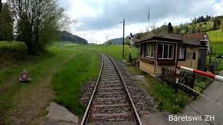 Steam train line  Dampfbahn  Bauma  Bäretswil  Hinwil [upl. by Eeb]