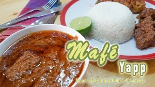 Mafé Yapp sauce pâte darachide à la viande [upl. by Sawyere]